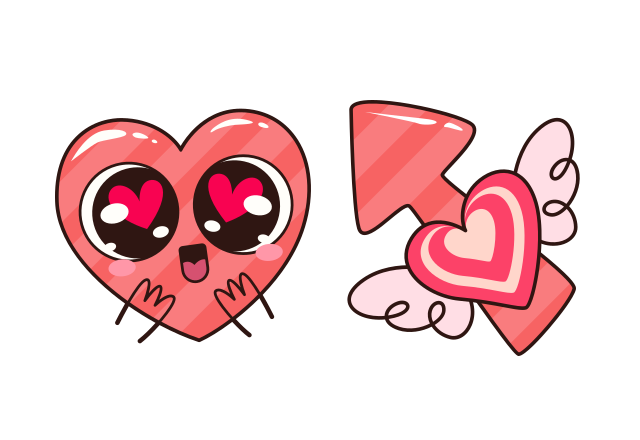 Loving Heart Custom Cursor for Chrome from Valentine's Day 2023 Cursors Collection