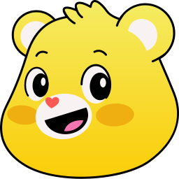 Custom Cursor Cute Superstar Bear from Care Bears Pointer