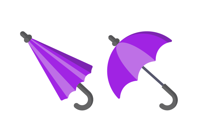 Umbrella Custom Cursor for Chrome from The Cutest Cursors Collection