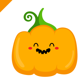 Angry Pumpkin Cute Cursor Pointer