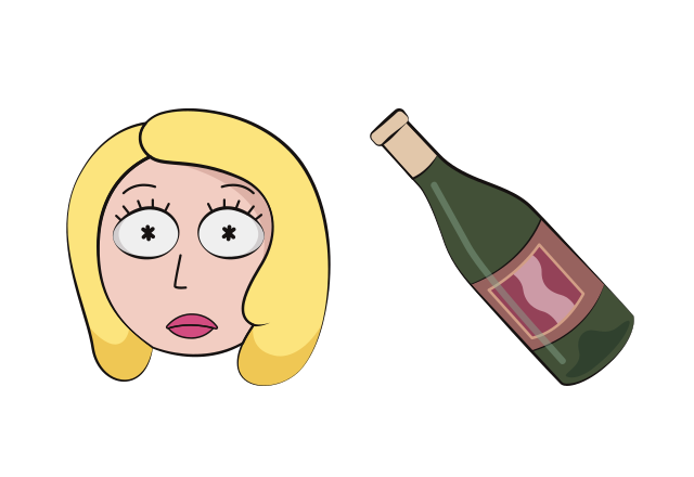 Beth Smith Custom Cursor for Chrome from Rick and Morty Cursors Collection