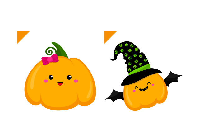 Cute Pumpkin Custom Cursor for Chrome from The Cutest Cursors Collection