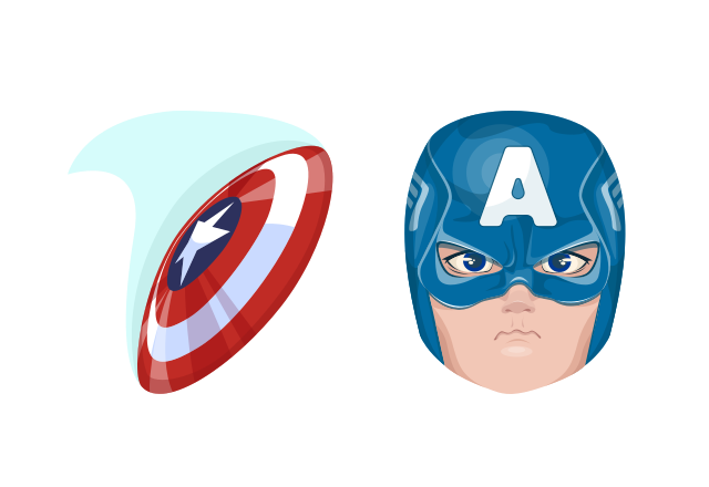 Captain America Custom Cursor for Chrome from Marvel Comics Cursors Collection