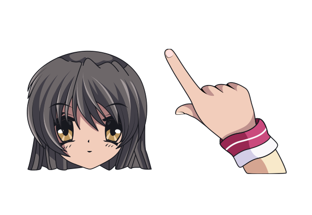Fuko Ibuki Custom Cursor for Chrome from Anime Cursors Collection
