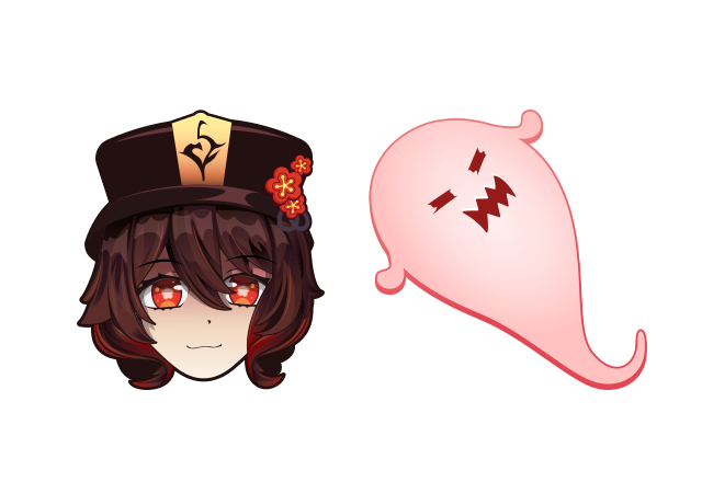 Hu Tao Custom Cursor for Chrome from Genshin Impact Cursors Collection