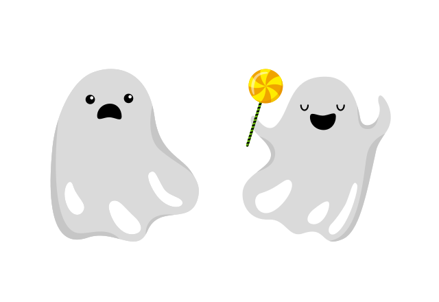 Ghost Custom Cursor for Chrome from The Cutest Cursors Collection