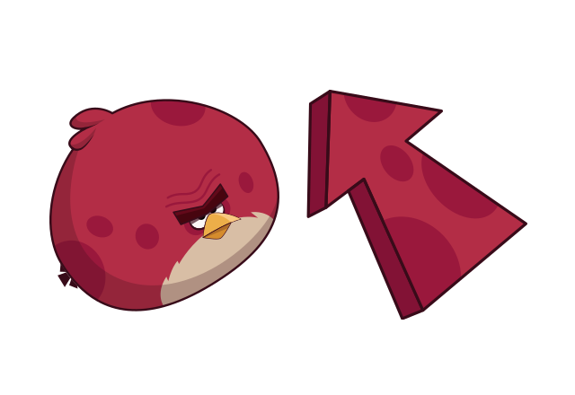 Terence Bird Custom Cursor for Chrome from Video Games Cursors Collection