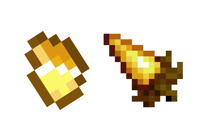Golden Carrot Custom Cursor for Chrome from Minecraft Cursors Collection