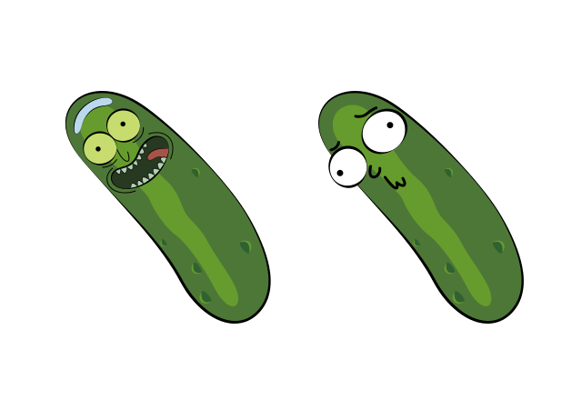 Pickle Rick Custom Cursor for Chrome from Rick and Morty Cursors Collection