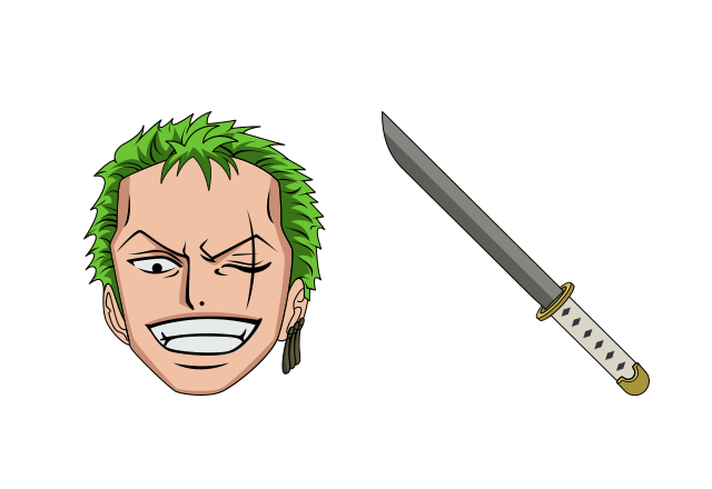 Roronoa Zoro Custom Cursor for Chrome from One Piece Cursors Collection