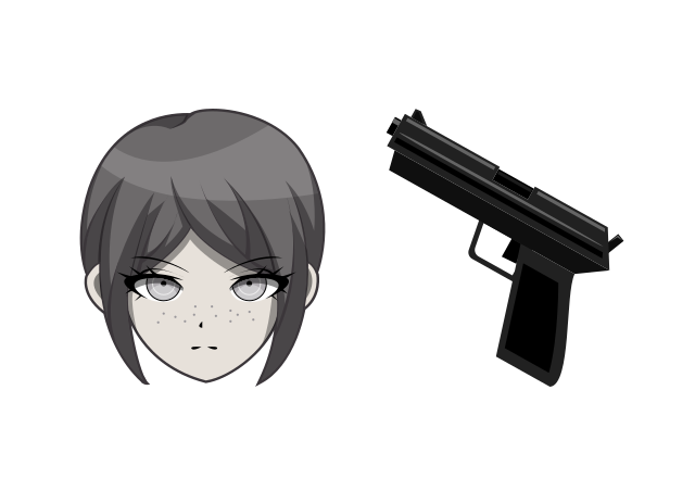 Mukuro Ikusaba Custom Cursor for Chrome from Danganronpa Cursors Collection