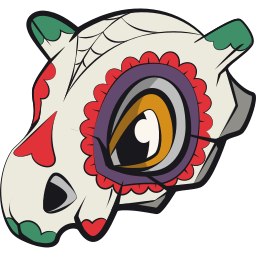 Halloween Cubone custom cursor for Chrome Pointer