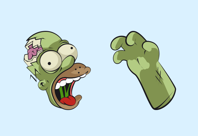Plants vs. Zombies Zombie cursor – Custom Cursor