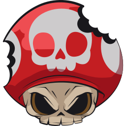Super Mushroom Skull custom cursor for Chrome Pointer