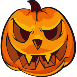 Scary Pumpkin custom cursor for Chrome Pointer