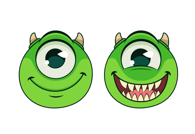 Mike Wazowski Custom Cursor for Chrome from Halloween Cursors Collection