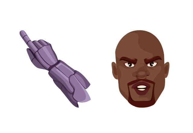 Jax Custom Cursor for Chrome from Mortal Kombat Cursors Collection