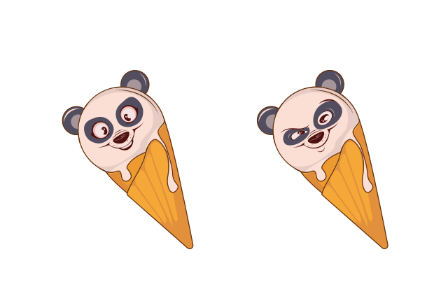 Panda Ice Cream Custom Cursor for Chrome from Ice Cream Cursors Collection
