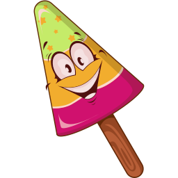 Smiley Ice Cream Cute Cursor Pointer
