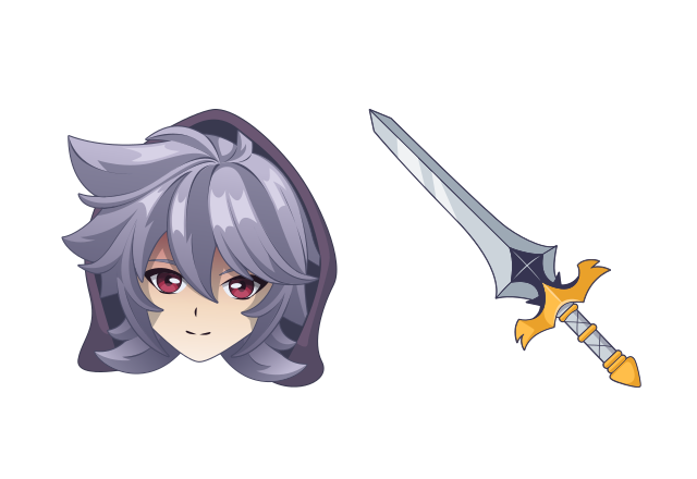Razor Custom Cursor for Chrome from Genshin Impact Cursors Collection