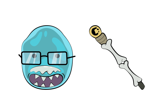 Dr. Xenon Bloom Custom Cursor for Chrome from Rick and Morty Cursors Collection
