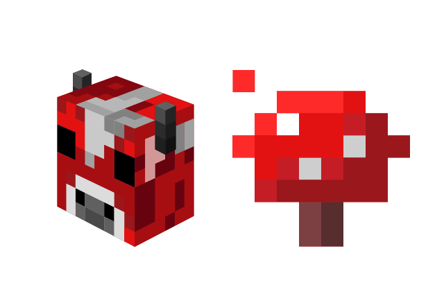 Mooshroom Custom Cursor for Chrome from Minecraft Cursors Collection