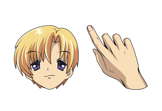 Youhei Sunohara Custom Cursor for Chrome from Anime Cursors Collection