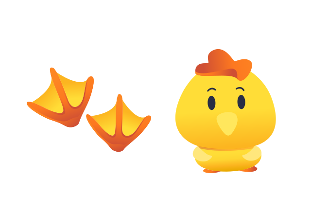 Сhick Custom Cursor for Chrome from Animals Cursors Collection