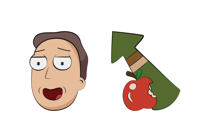 Jerry Smith Custom Cursor for Chrome from Rick and Morty Cursors Collection