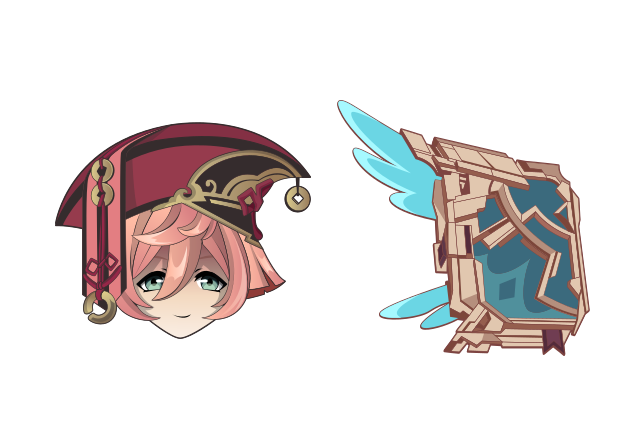 Yanfei Custom Cursor for Chrome from Genshin Impact Cursors Collection