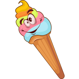 Vanilla Ice Cream Cute Cursor Pointer