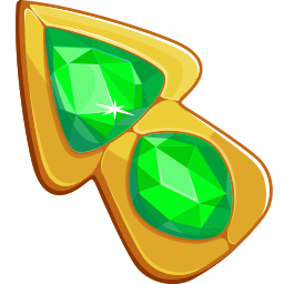 Green Emerald custom cursor for Chrome Pointer