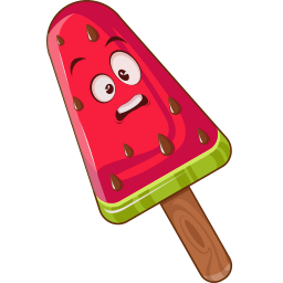 Watermelon Ice Cream Cute Cursor Pointer