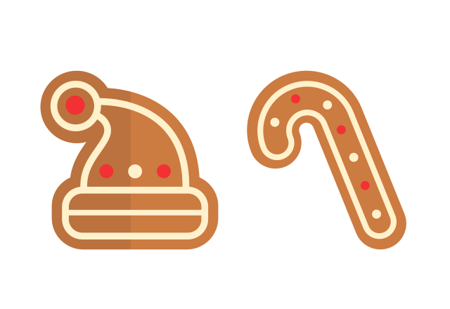 Gingerbread Cookies Custom Cursor for Chrome from Merry Christmas and Happy New Year 2024 Cursors Collection