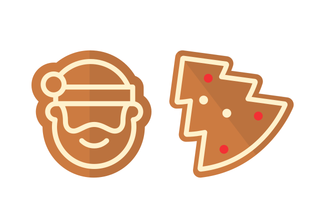 Santa Gingerbread Cookie Custom Cursor for Chrome from Merry Christmas and Happy New Year 2024 Cursors Collection