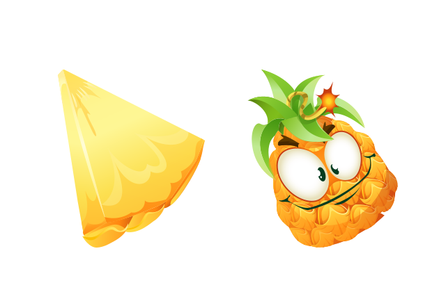 Pineapple Custom Cursor for Chrome from Funny Fruits Cursors Collection