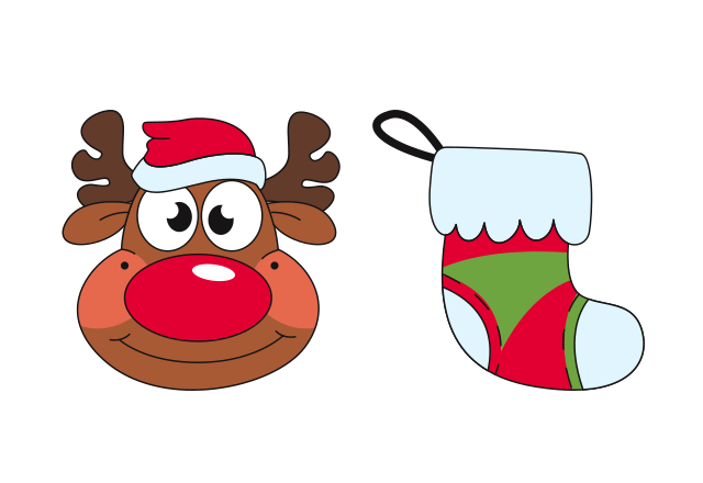 Christmas Funny Deer Custom Cursor for Chrome from Merry Christmas and Happy New Year 2024 Cursors Collection
