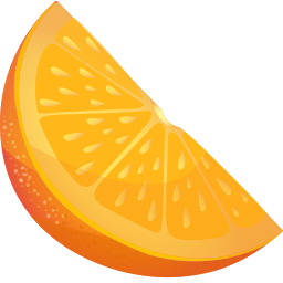 Orange Cute Cursor Pointer