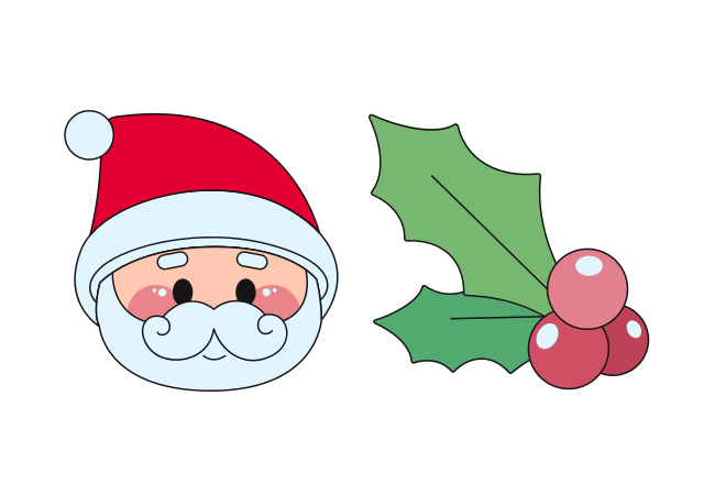 Santa and Christmas Berries Custom Cursor for Chrome from Merry Christmas and Happy New Year 2024 Cursors Collection