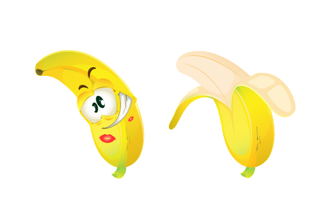 Banana Custom Cursor for Chrome from Funny Fruits Cursors Collection