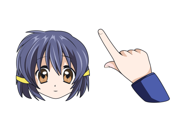 Mei Sunohara Custom Cursor for Chrome from Anime Cursors Collection