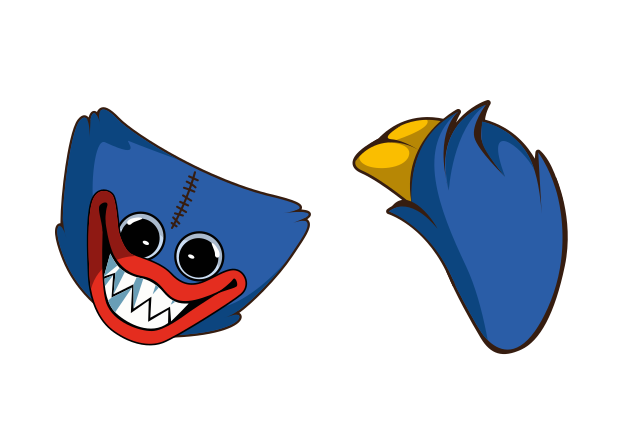 Huggy Wuggy Custom Cursor for Chrome from Video Games Cursors Collection