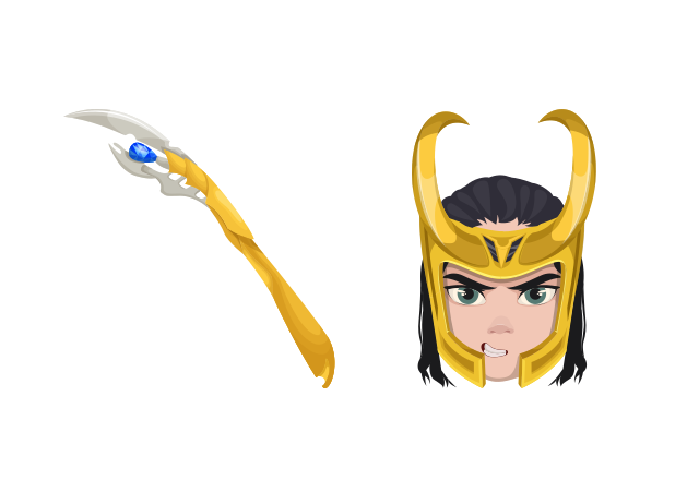 Loki Custom Cursor for Chrome from Marvel Comics Cursors Collection