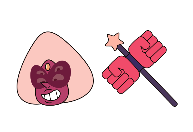 Sardonyx Custom Cursor for Chrome from Steven Universe Cursors Collection