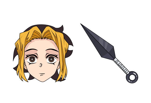 Makio Custom Cursor for Chrome from Demon Slayer Cursors Collection
