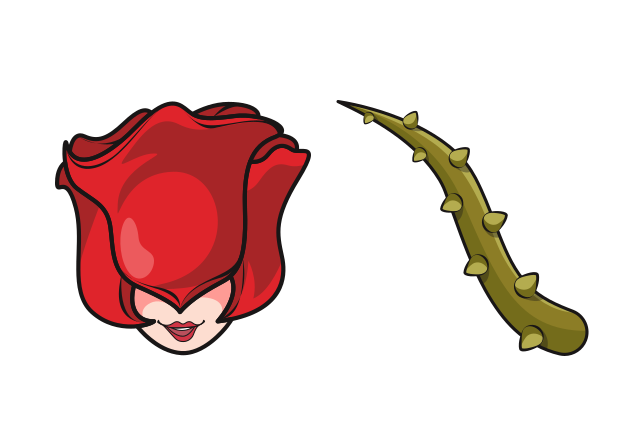 Rosemon Custom Cursor for Chrome from Digimon Cursors Collection