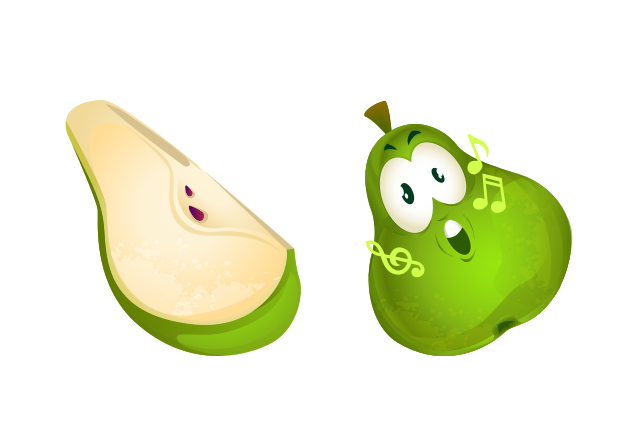 Fruit Mouse Cursor Pear Cute Cursor