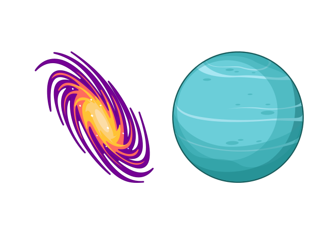 Uranus Planet Custom Cursor for Chrome from Space Cursors Collection