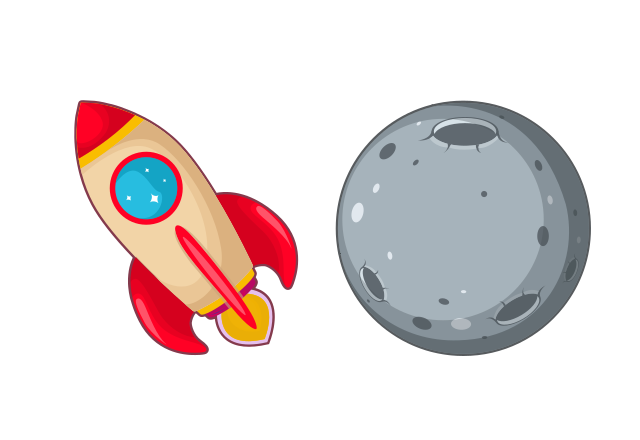The Moon Cute Cursor