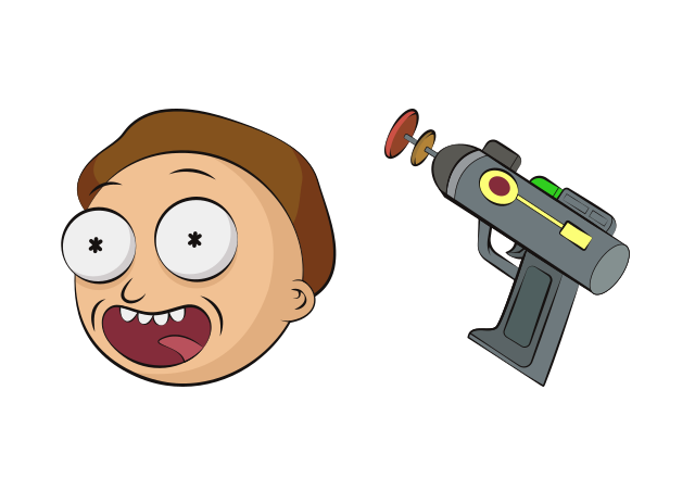 Morty Smith Custom Cursor for Chrome from Rick and Morty Cursors Collection